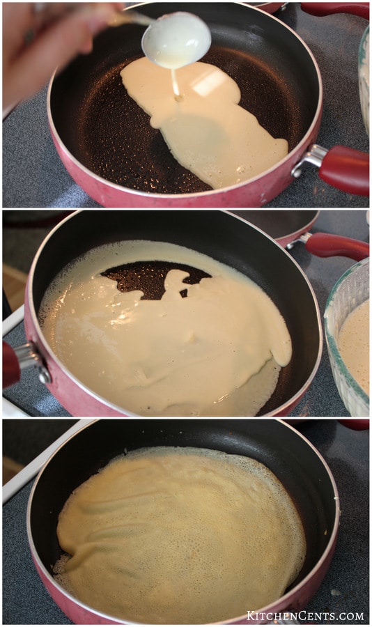 How to cook crepes in a skillet | KitchenCents.com