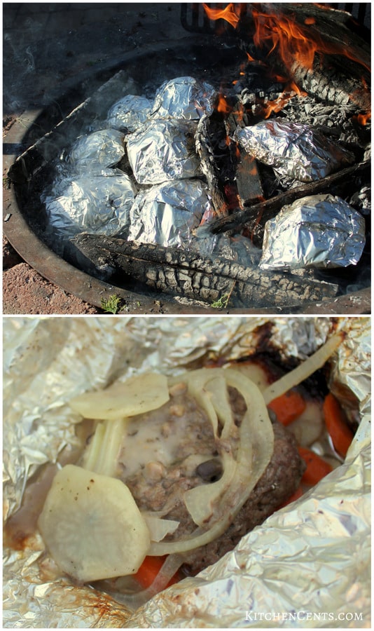 Cook a hobo dinner over a campfire | KitchenCents.com