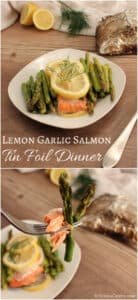 Lemon Garlic Salmon Tinfoil Dinner | KitchenCents.com