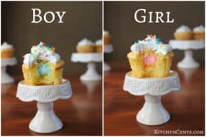 Boy Girl Cupcake surprise | Kitchen Cents