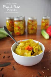 Sweet Spiced Bread and Butter Pickles | Kitchen Cents