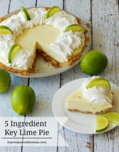 5-Ingredient Key Lime Pie | 21+ 5-Ingredients or Less Desserts
