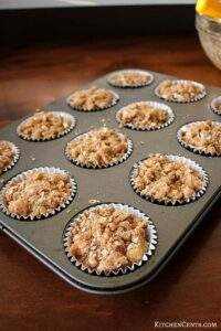 Cinnamon Apple Streusel Muffins | Kitchen Cents