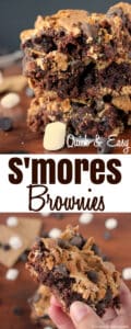 Quick and Easy Chewy Smores Brownies | Kitchen Cents