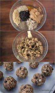 Easy Crunchy No-Bake Chocolate Peanut Butter Energy Balls | Kitchen Cents