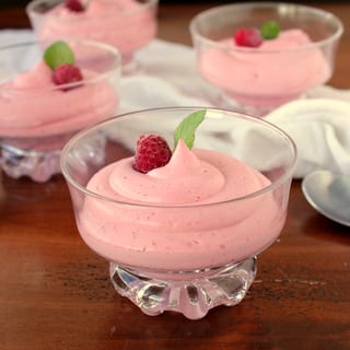Easy 4-Ingredient Raspberry Mousse | Kitchen Cents