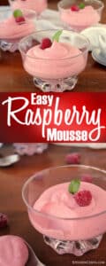 Easy 4-Ingredient Raspberry Mousse | Kitchen Cents