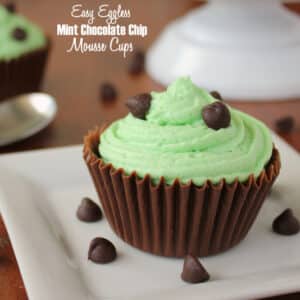Mint Mousse Chocolate Cups | Kitchen Cents