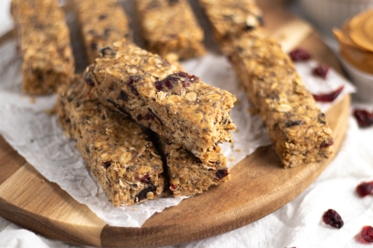 Easy high-fiber granola bars. Great for making energy balls too. Kitchen Cents recipe