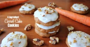Super Easy Carrot Cake Cookies | Kitchen Cents