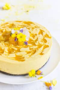 No-Bake Mango Cheesecake | 17+ No-Bake Cheesecake Recipes
