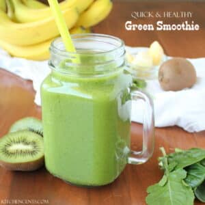 Healthy Kid-Friendly Green Smoothie Otter Pops | KitchenCents.com