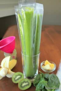 Healthy Kid-Friendly Green Smoothie Otter Pops | KitchenCents.com