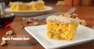 The BEST Nutty Maple Pumpkin Bars | Kitchen Cents
