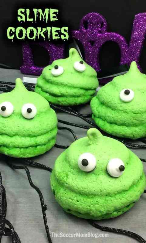Slime Cookies | 25+ Halloween Treats Kids will Love