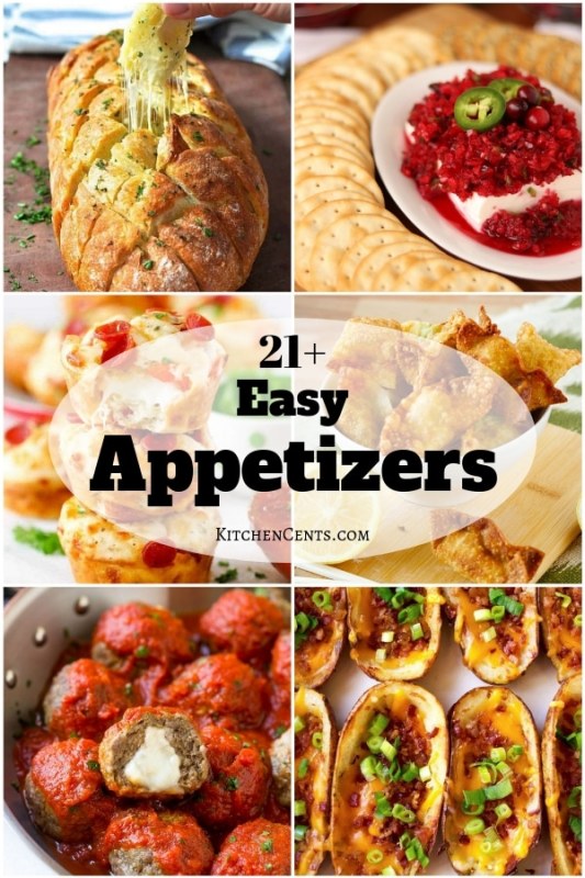 21+ Easy Appetizers : easy appetizers for all occasions - Kitchen Cents