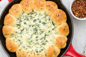 Baked Biscuit Wreath Dip | 21+ Easy Appetizers
