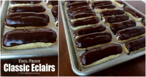 Fool-Proof Classic Eclairs | Kitchen Cents