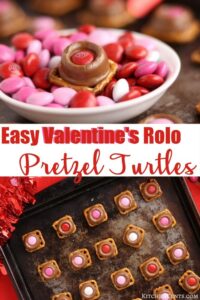 Easy Valentine's Pretzel Turtles | Kitchen Cents