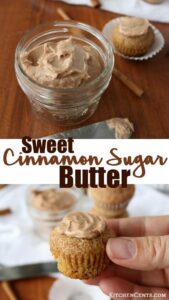 1-minute Sweet Cinnamon Sugar Butter | Kitchen Cents