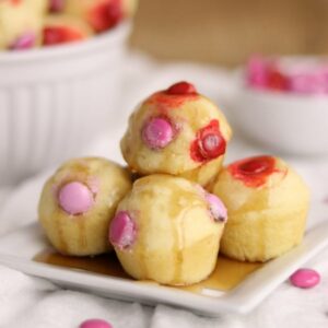 15-Minute Valentine's Buttermilk Pancake Bites | Kitchen Cents