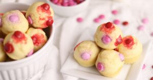 15-Minute Valentine's Buttermilk Pancake Bites | Kitchen Cents