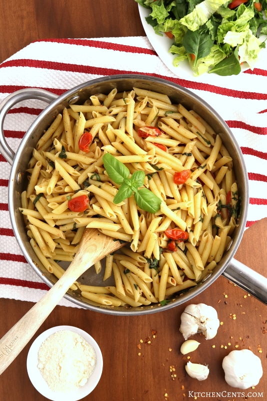 Browned Garlic Butter Pasta 20-minute meal | Kitchen Cents