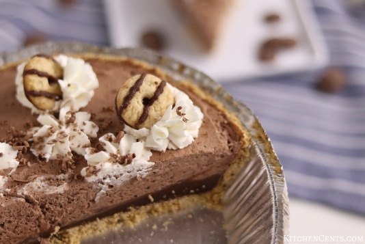 Easy 5-Ingredient Double Chocolate Cream Pie | Kitchen Cents