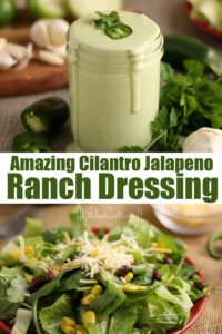 Easy Jalapeno Cilantro Ranch Dressing | Kitchen Cents