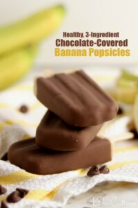 Healthy Chocolate Covered Frozen Banana Popsicles | Kitchen Cents