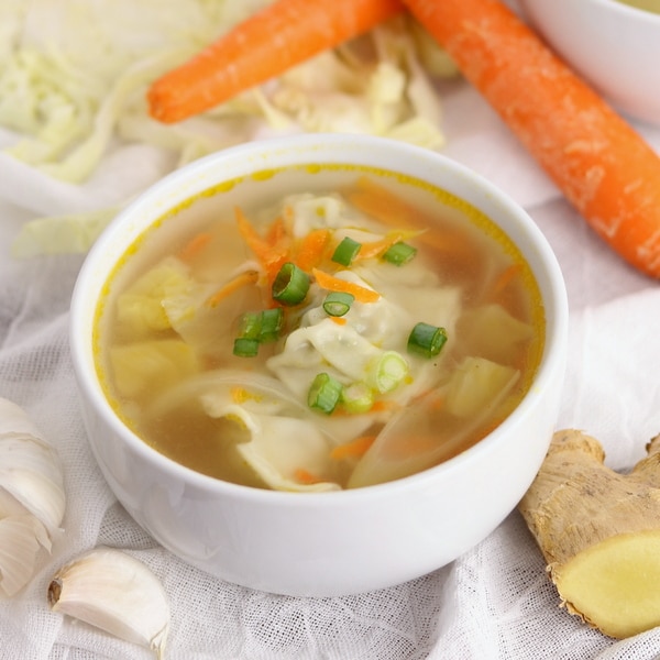 Easy 20-Minute Wonton Soup | Kitchen Cents
