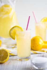 Easy 3-Ingredient Freshly Squeezed Lemonade with sugar recipe | Kitchen Cents
