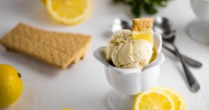 Easy Creamy Lemon Ice Cream Recipe | Kitchen Cents