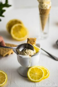 Easy Creamy Lemon Ice Cream Recipe scoopable | Kitchen Cents