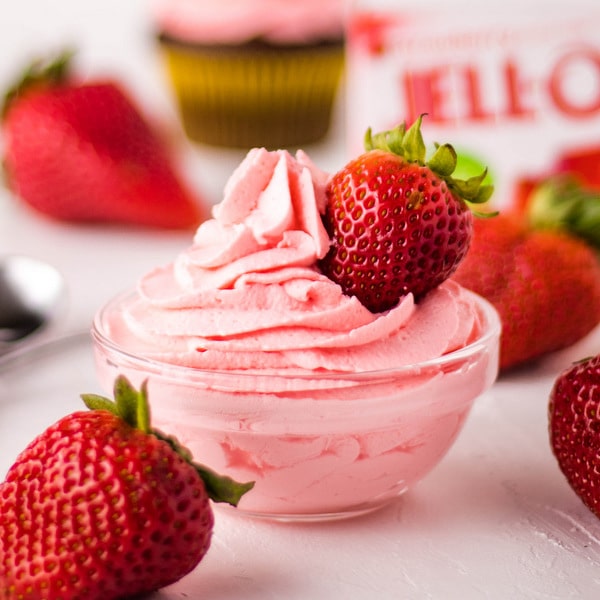 Easy Strawberry Mousse with Jello Kitchen Cents 1