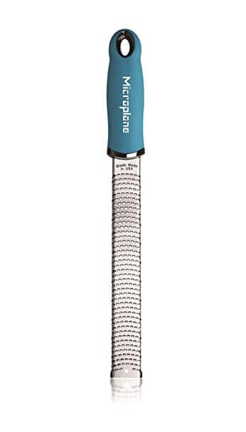 Microplane 46220 Premium Classic Series Zester Grater, 18/8, Turquoise