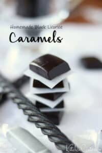 Homemade Anise Black Licorice Caramels | Kitchen Cents