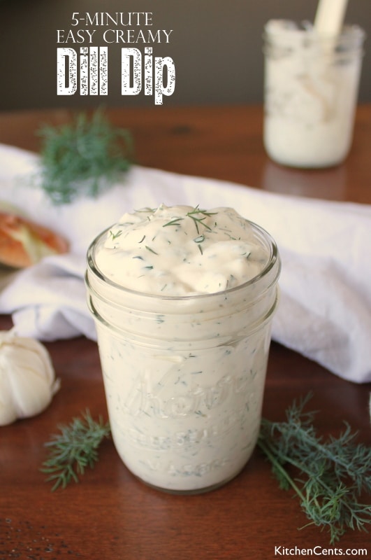 5-Minute Healthy Dill Dip | 21+ Low-Carb Snacks