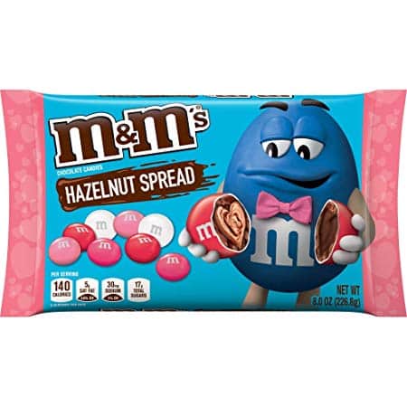 M&M'S Hazelnut Spread Valentine's Day Pack, 8-Ounce Bag