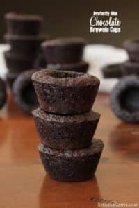 Bite-Sized Brownie Cups | 29+ Delicious Superbowl Party Foods