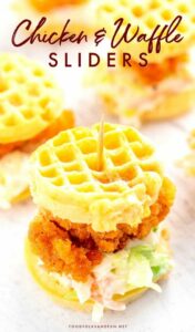 Chicken and Waffle Sliders | 29+ Delicious Superbowl Party Foods