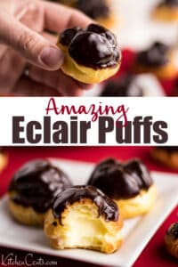 Easy Eclair Puffs | Kitchen Cents