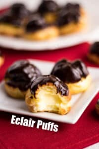 Easy Eclair Puffs | Kitchen Cents