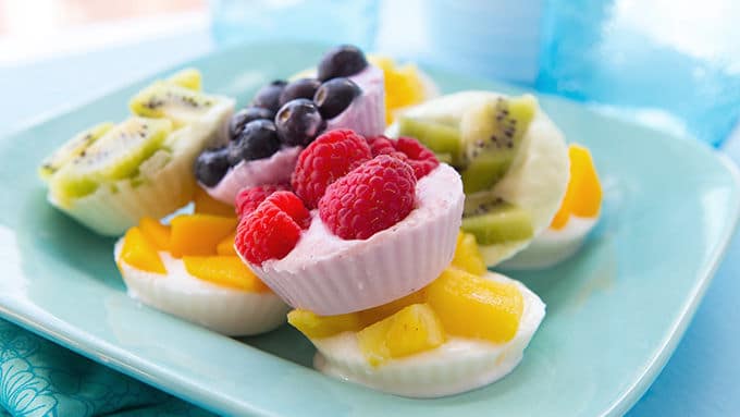 Fruity Frozen Yogurt Bites | 21+ Healthy Frozen Snacks | Kitchen Cents