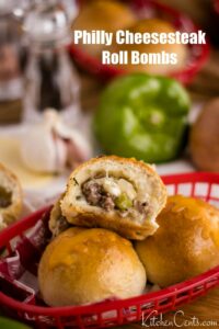 Philly Cheesesteak Rolls | 29+ Delicious Superbowl Party Foods