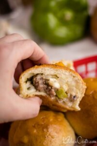 Easy Stuffed Philly Cheesesteak Rolls | Kitchen Cents