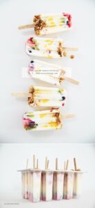 Yogurt Parfait Popsicles | 21+ Healthy Frozen Snacks | Kitchen Cents