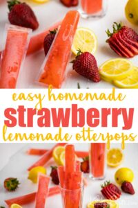 Easy Homemade Strawberry Lemonade Popsicles | Kitchen Cents
