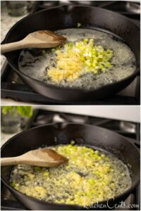 How to make garlic butter sauce saute butter, onions and garlic | Kitchen Cents