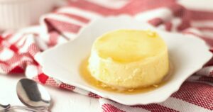 Easy Keto Flan low sugar dessert flavored with maple | Kitchen Cents